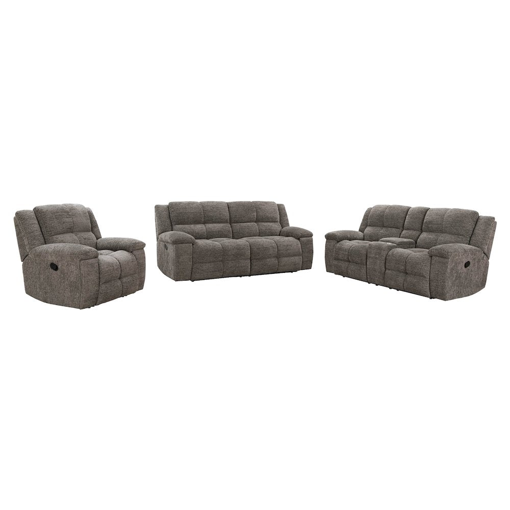 Buster Cabot Stone Recliner Two Pack