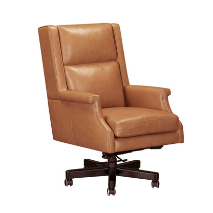 Dc132 Renaissance Cayanne Leather Desk Chair