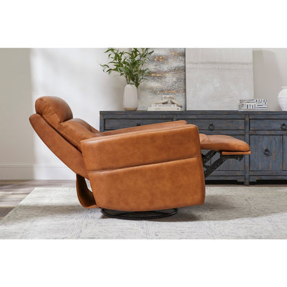 Remmington - Vintage Caramel Power Swivel Glider Recliner P2 Two Pack