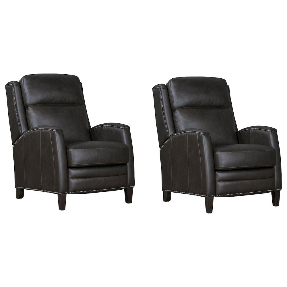 Vermont - Slate Noire Power Cordless High Leg Recliner P2 Two Pack