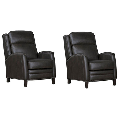 Vermont - Slate Noire Power Cordless High Leg Recliner P2 Two Pack