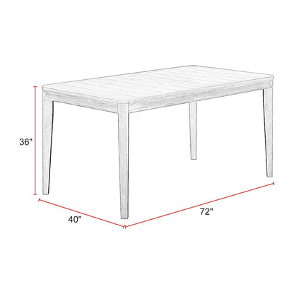 Breckenridge Dining 72 Inch Counter Height Table