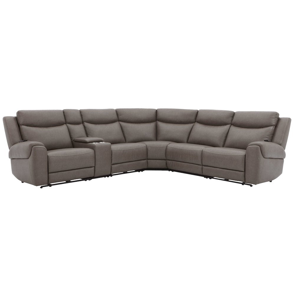 Momentum - Dark Granite 6 Piece Modular Power Reclining Sectional