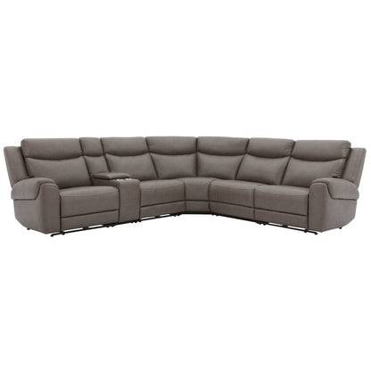 Momentum - Dark Granite 6 Piece Modular Power Reclining Sectional