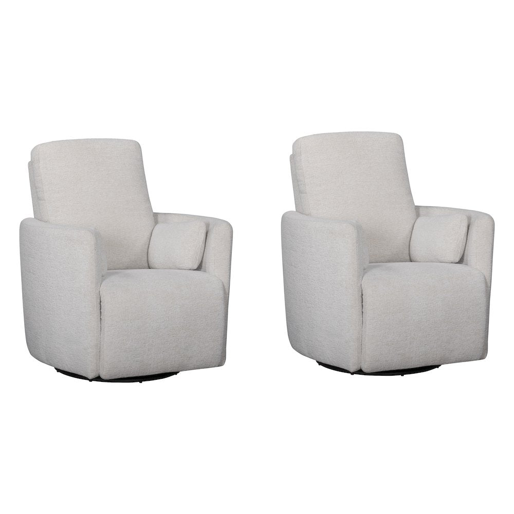 Turner Mascarpone Manual Swivel Glider Recliner Two Pack