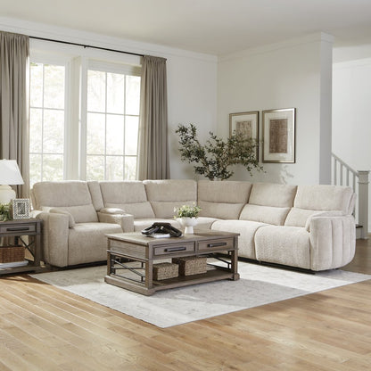 Modesto - Buttercream 6 Piece Modular Power Reclining Sectional