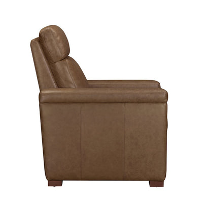 Garrison Renaissance Tobacco Manual Pushback Recliner