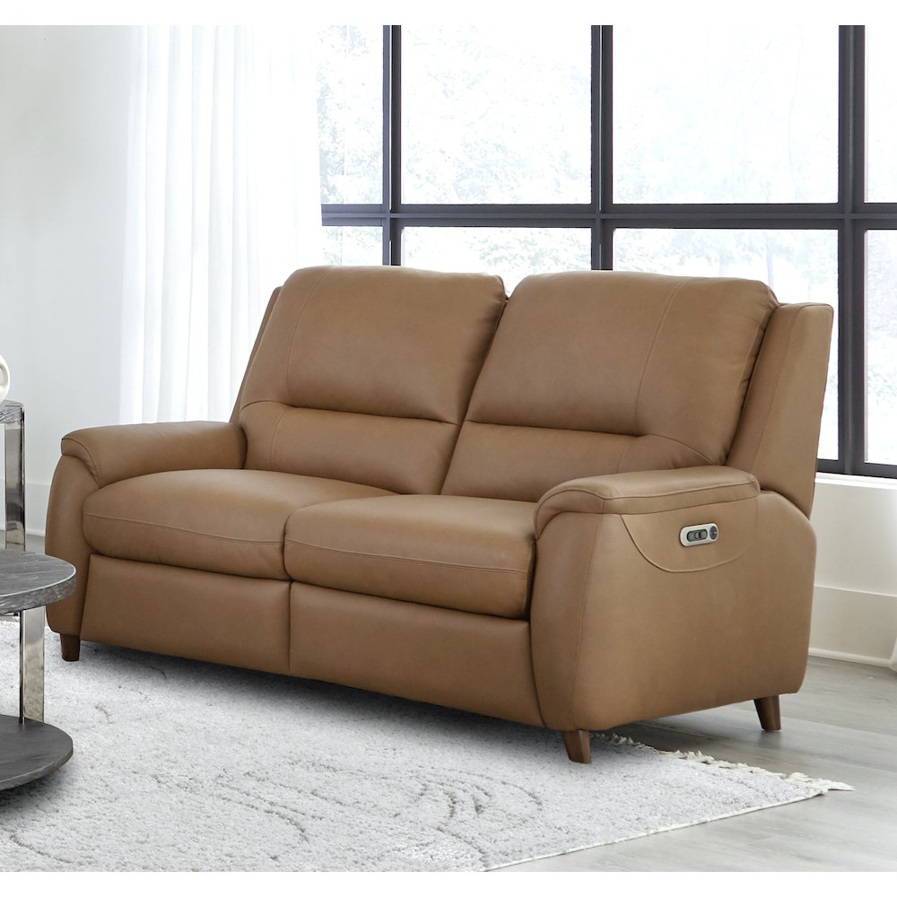 Austin - Caramel Cream Power Reclining Loveseat P2