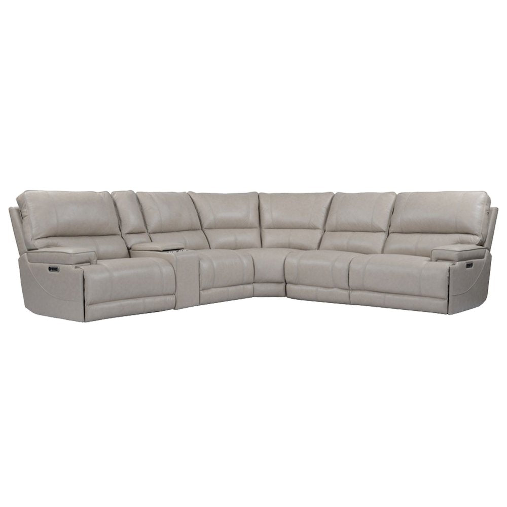 Verona Linen - Powered By Freemotion 6 Piece Modular Power Reclining Sectional