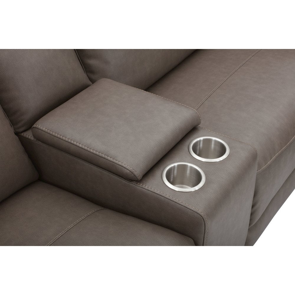 Momentum - Dark Granite 6 Piece Modular Power Reclining Sectional