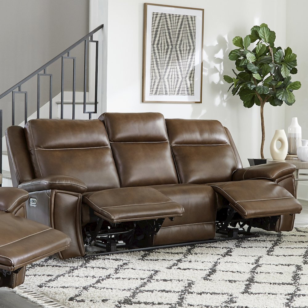 Jameson - Hickory Power Reclining Zero Gravity Sofa