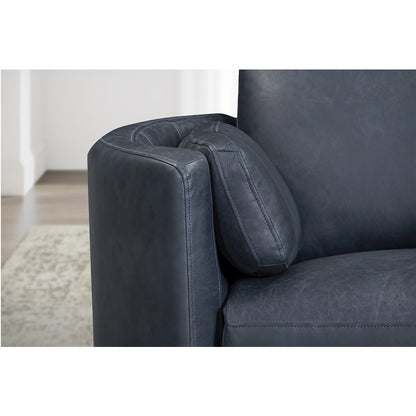 Radius Vintage Navy Power Swivel Glider Recliner