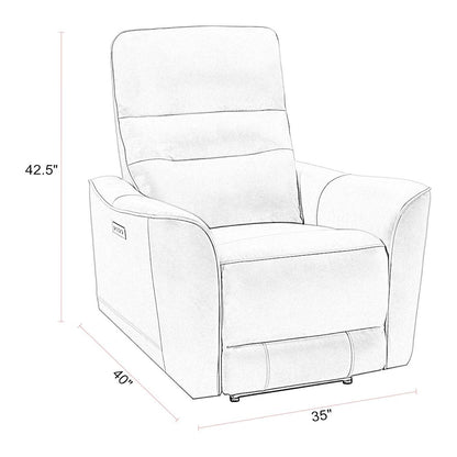 Taylor - Brazilian Cappuccino Power Zero Gravity Recliner P2 Two Pack