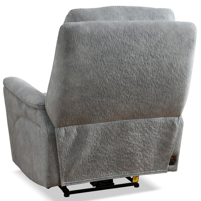 Linus - Hudson Grey Zero Gravity Power Recliner Two Pack
