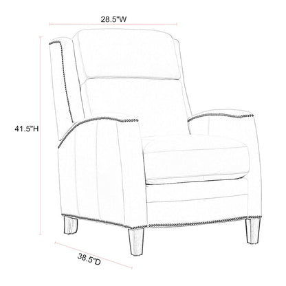 Vermont - Pearl Glow Power Cordless High Leg Recliner P2 Two Pack