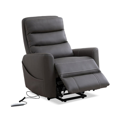 Hercules-Haze Power Lift Recliner with Articulating Headrest Two Pack