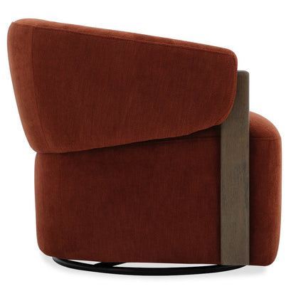Finley - Island Rust Swivel Accent Chair Two Pack