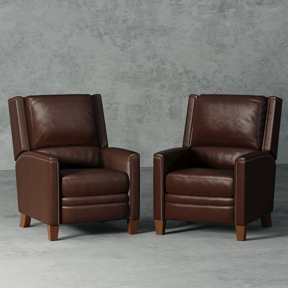 Connor - Espresso Manual Recliner Two Pack