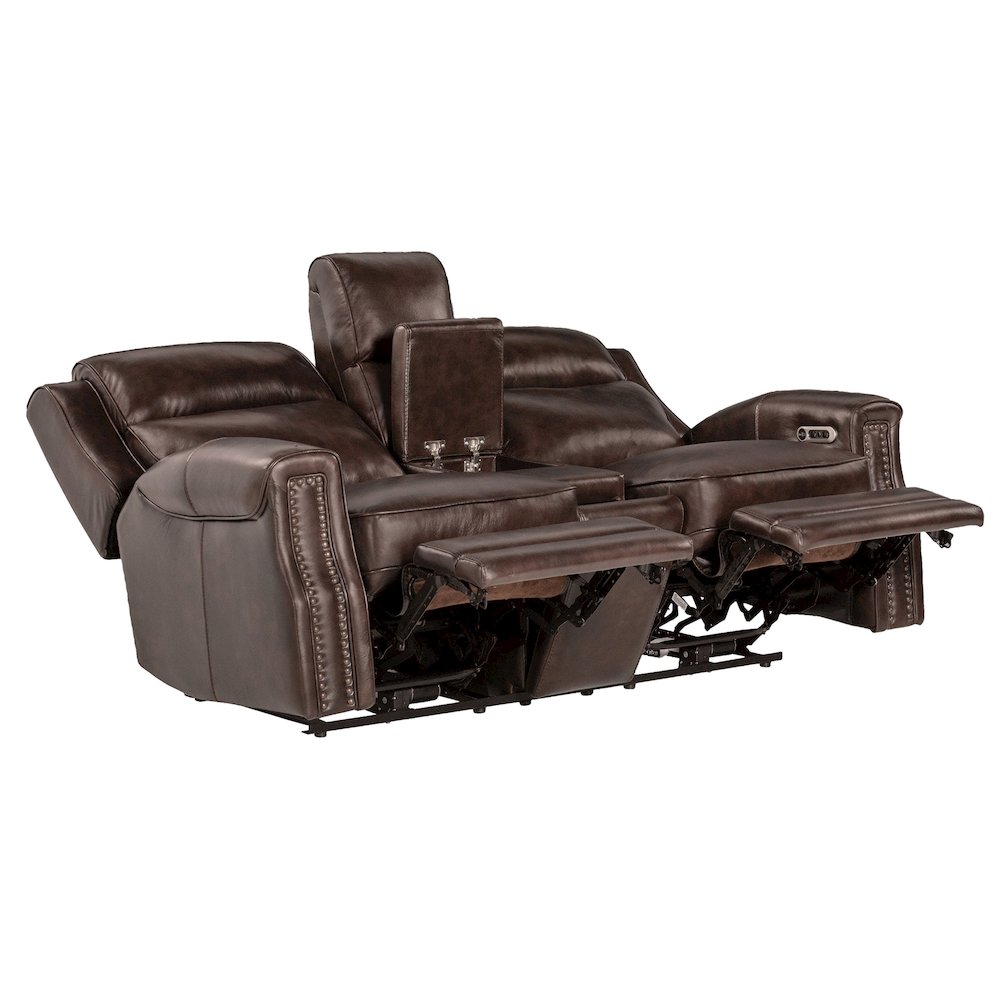 Hensley Smooth Espresso Power Loveseat