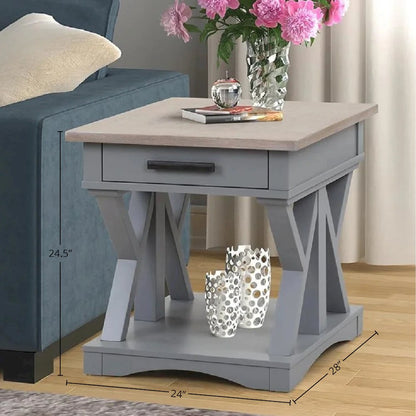 Modern - Dove End Table