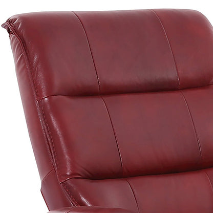 Knight - Rouge Manual Reclining Swivel Chair and Ottoman