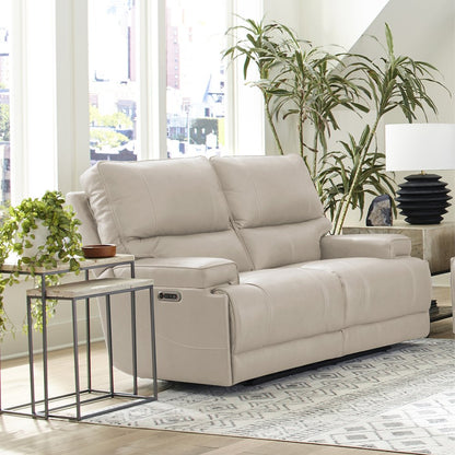 Whitman - Verona Linen - Powered By Freemotion Cordless Power Reclining Loveseat