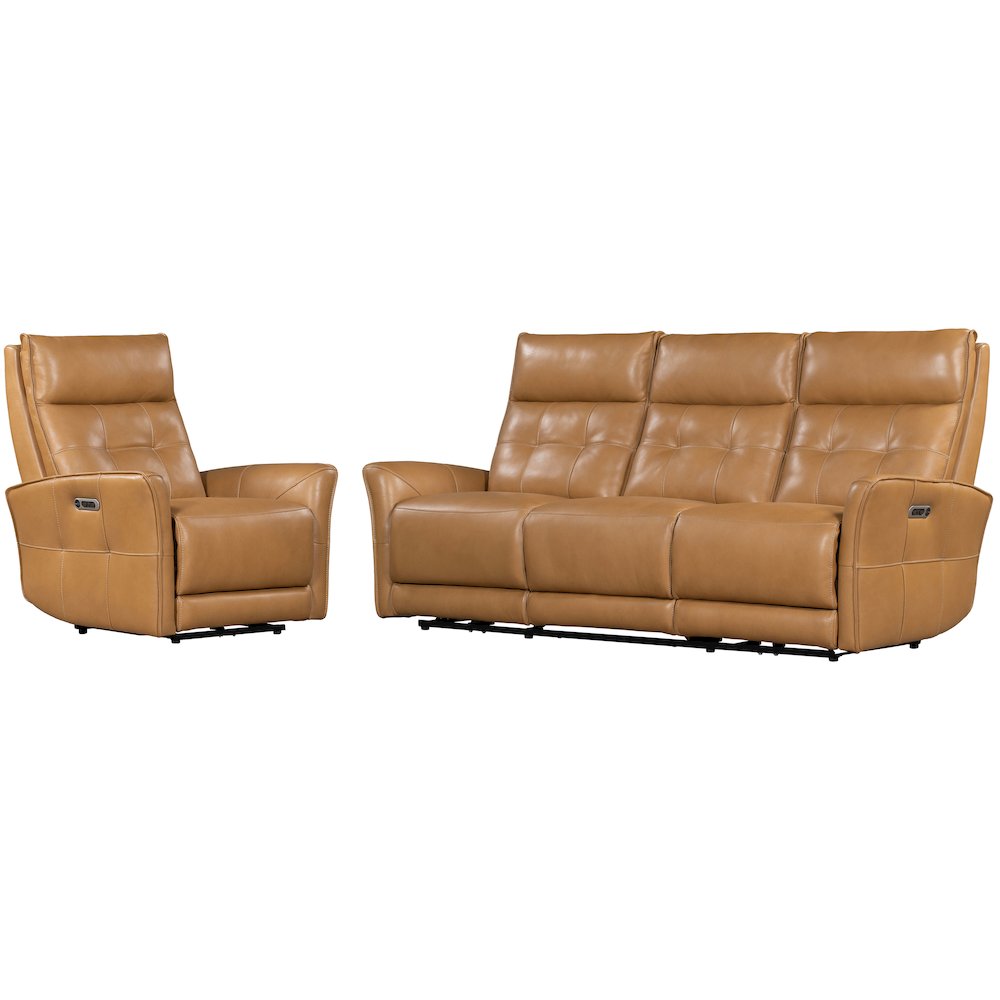 Gershwin - Lucca Butterscotch Power Reclining Sofa and Recliner