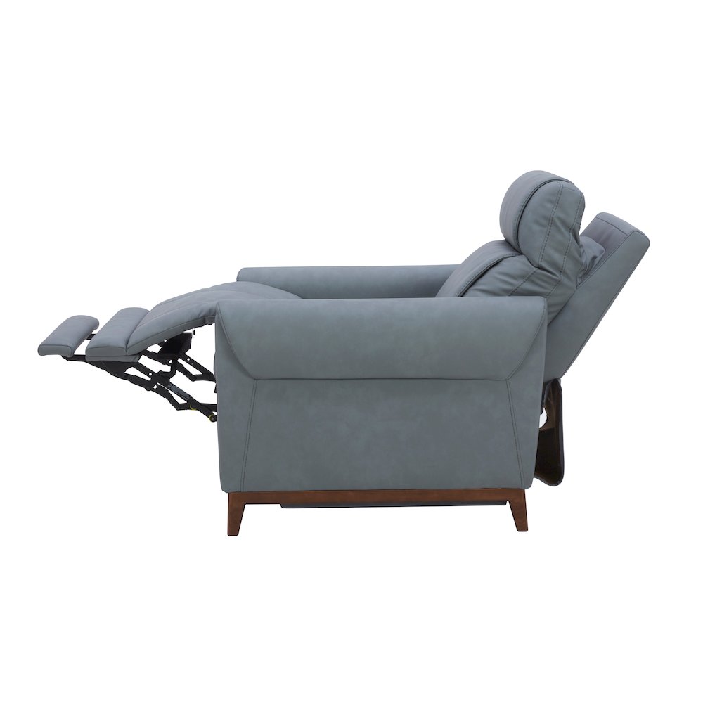 Conrad Blue Dusk Power High Leg Recliner P2