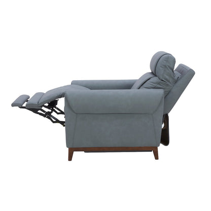 Conrad Blue Dusk Power High Leg Recliner P2