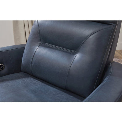 Remmington - Vintage Navy Power Swivel Glider Recliner P2 Two Pack