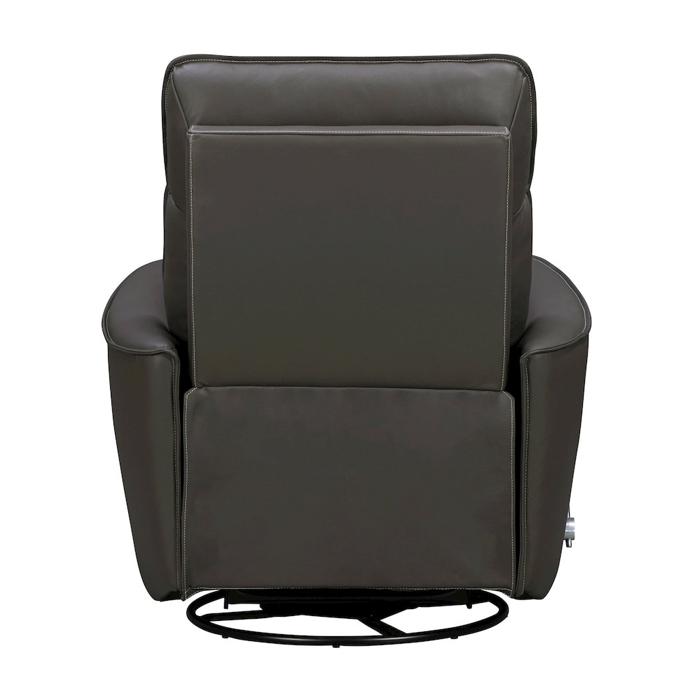 Roxy Abby Dark Grey Manual Swivel Glider Recliner