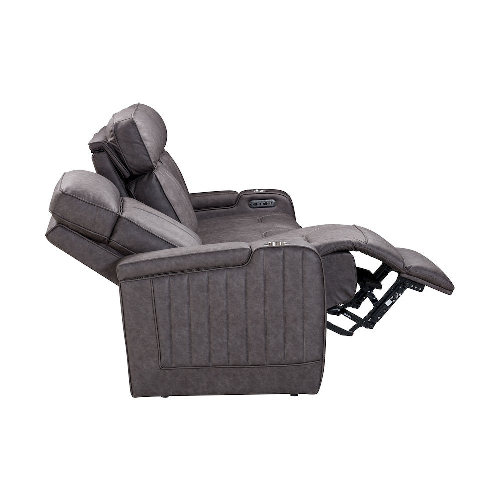Equinox Mercury Power Reclining Sofa with Drop Down Table