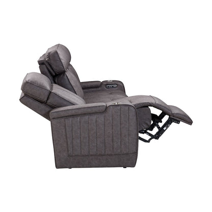 Equinox Mercury Power Reclining Sofa with Drop Down Table