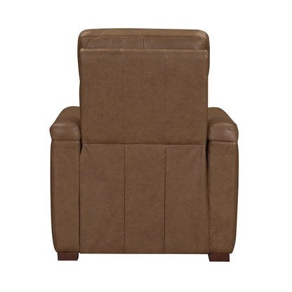 Garrison Renaissance Tobacco Manual Pushback Recliner