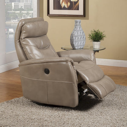 Gemini - Linen Power Swivel Glider Recliner Two Pack