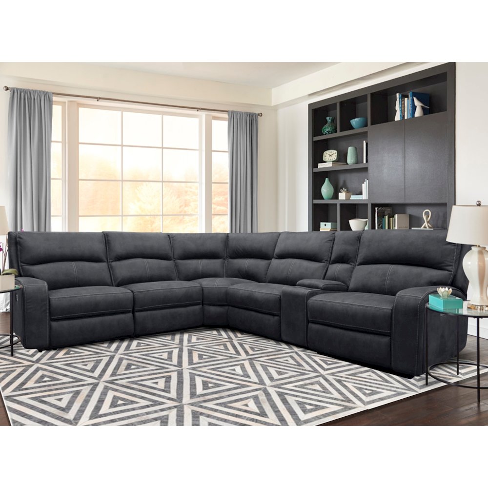 Polaris - Slate 6 Piece Modular Power Reclining Sectional