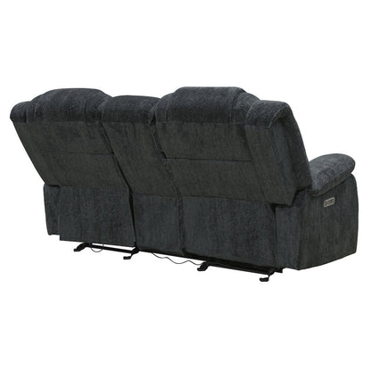 Bolton - Misty Storm Manual Glider Reclining Sofa Loveseat and Recliner