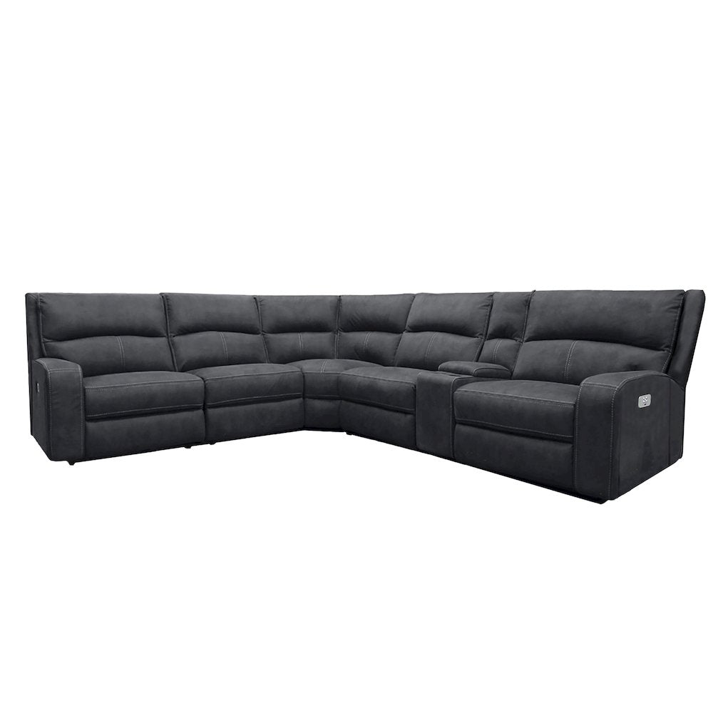 Polaris - Slate 6 Piece Modular Power Reclining Sectional