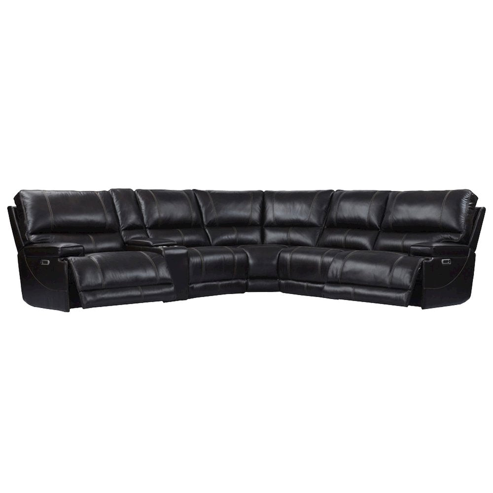 Verona Coffee - Powered By Freemotion 6 Piece Modular Power Reclining Sectional