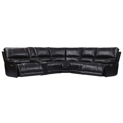 Verona Coffee - Powered By Freemotion 6 Piece Modular Power Reclining Sectional