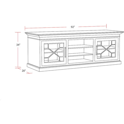 Sundance - Smokey Grey 92 In. TV Console