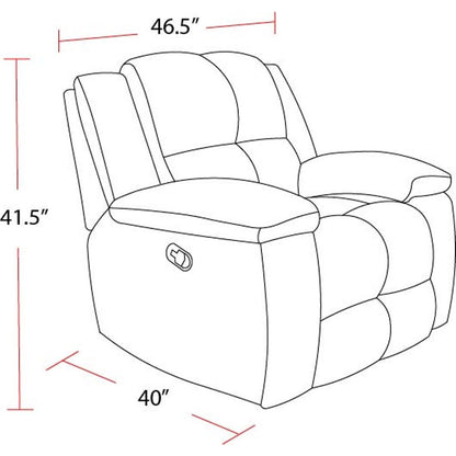 Buster Cabot Stone Recliner Two Pack