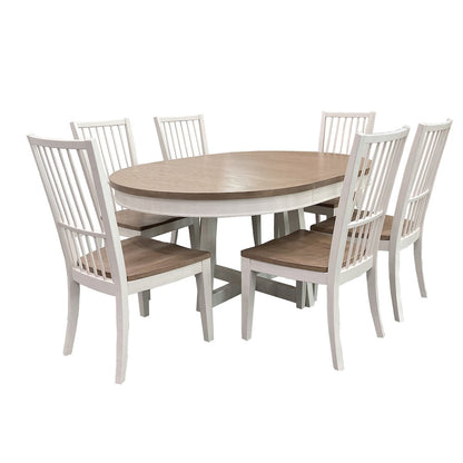 Modern Dining 48 In. Round Extendable Dining Table