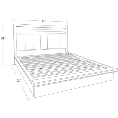 Pure Modern Bedroom Queen Platform Bed