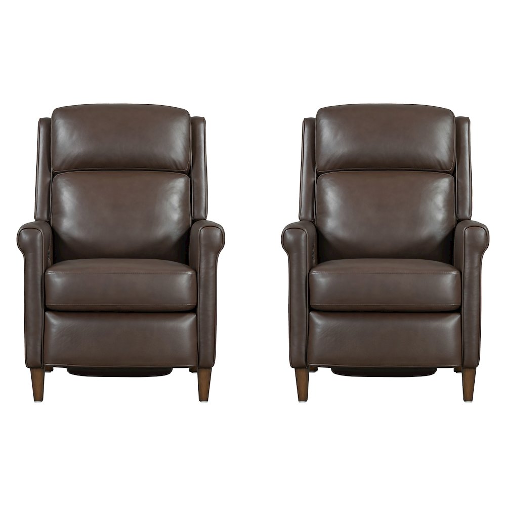 Northfield - Walnut Whirl Power Cordless High Leg Recliner P2 Two Pack