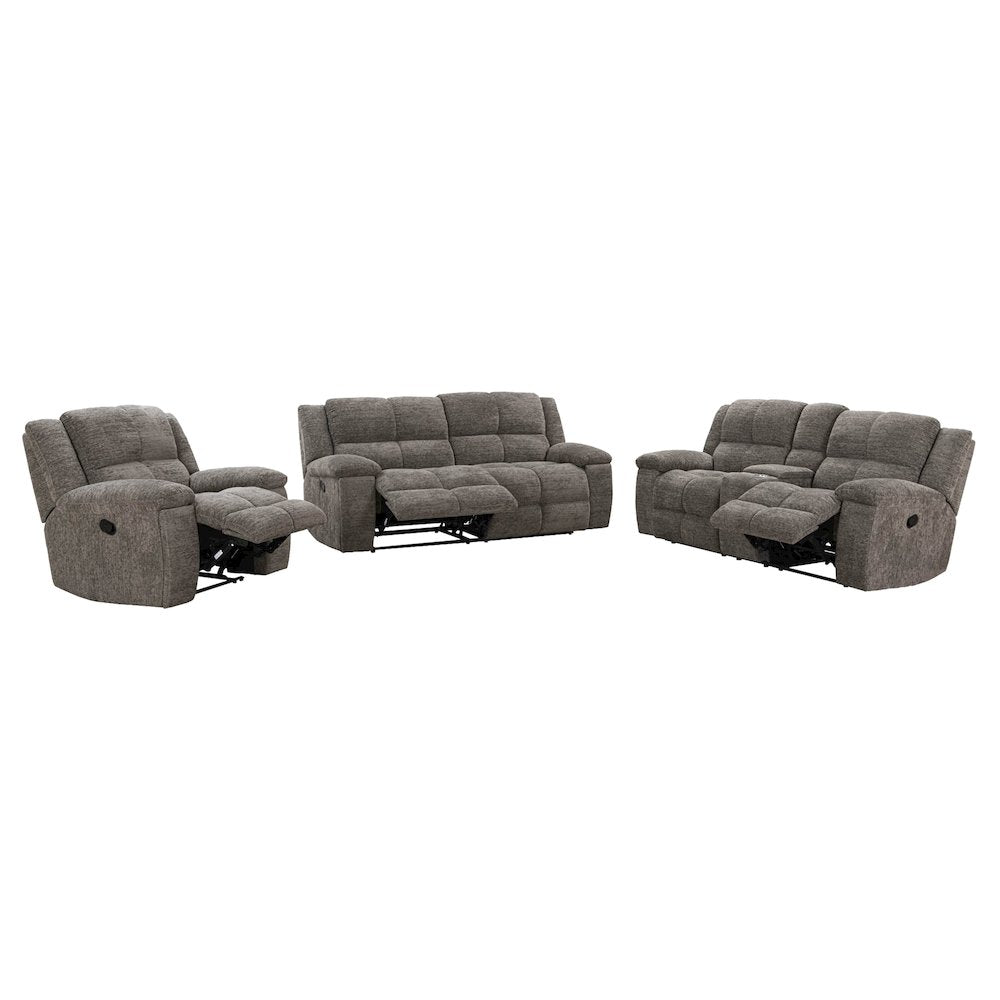 Buster Cabot Stone Recliner Two Pack