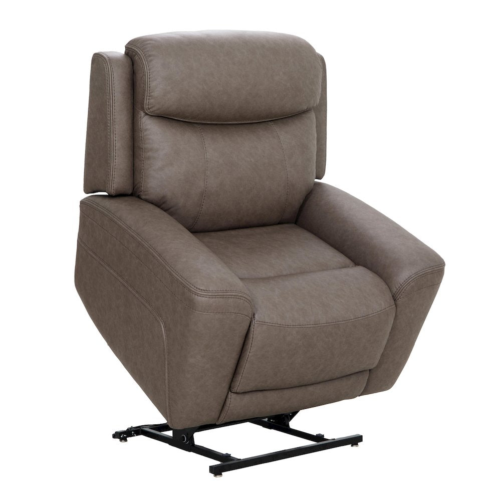 Callahan Sydney Brunette Power Lift Recliner with Heat and Massage Two Pack