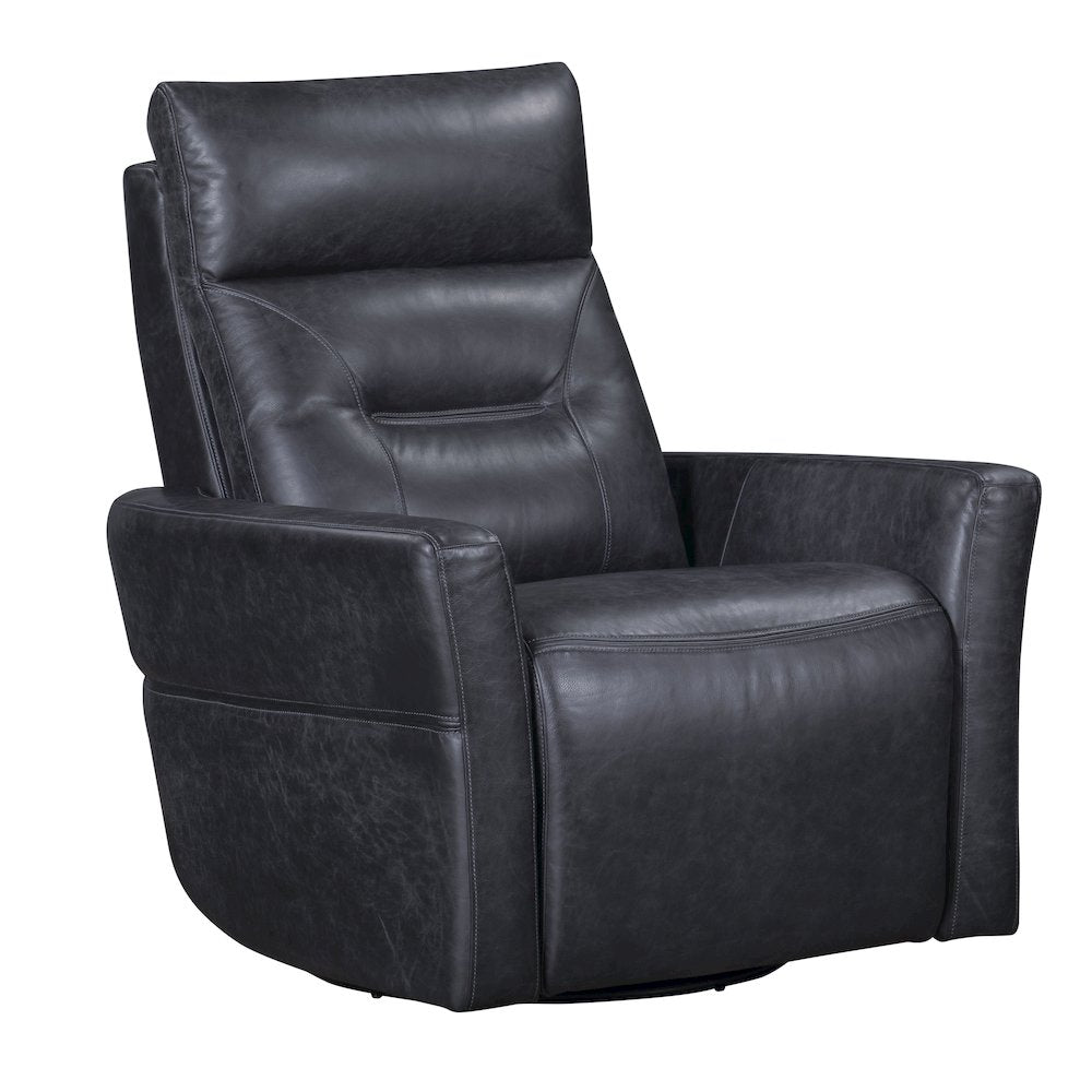 Remmington - Vintage Slate Power Swivel Glider Recliner P2 Two Pack