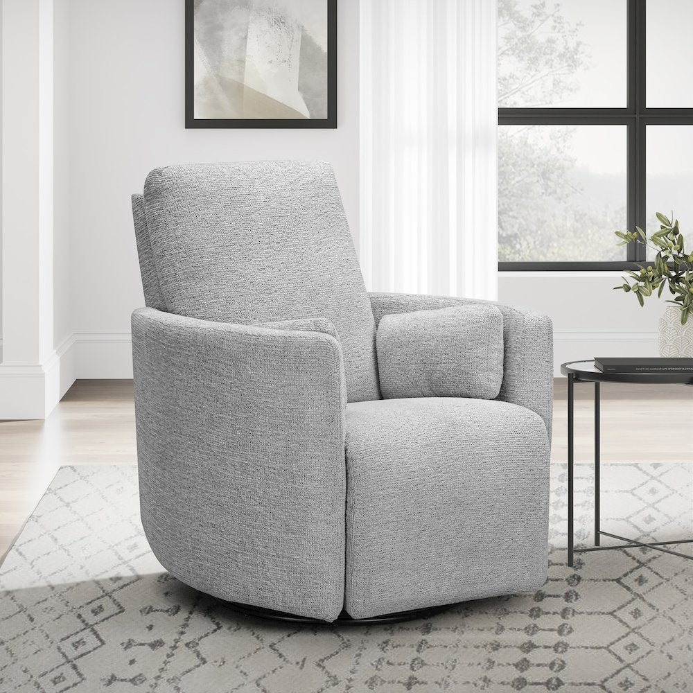 Turner Vincent Fog Manual Swivel Glider Recliner