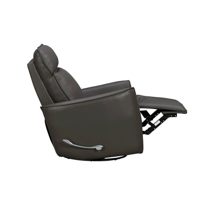 Roxy Abby Dark Grey Manual Swivel Glider Recliner